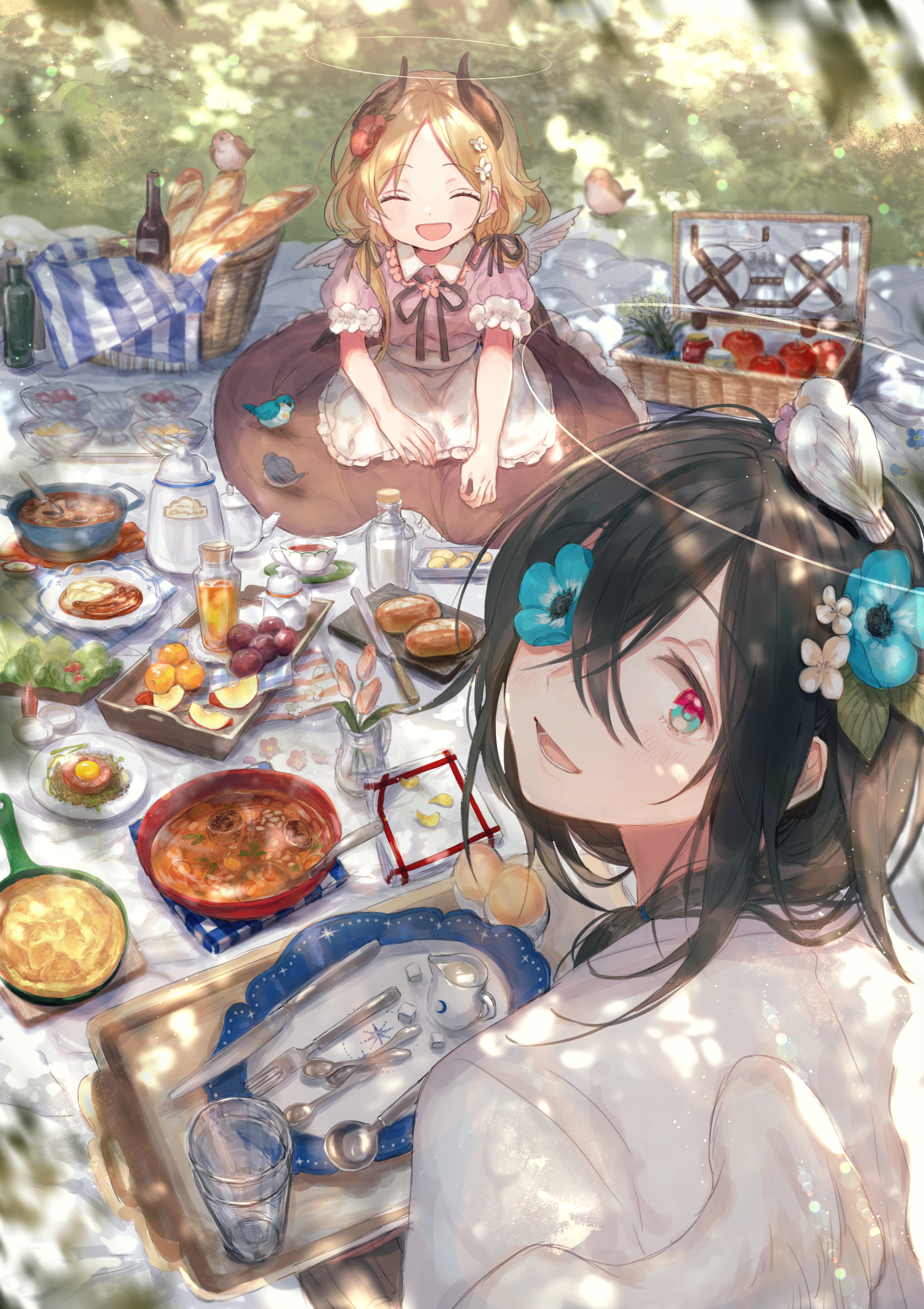 P站画师キャナリーヌ作品 手机动漫壁纸