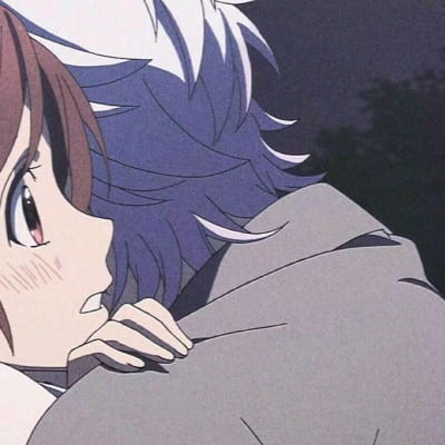 清新简单 动漫情侣头像