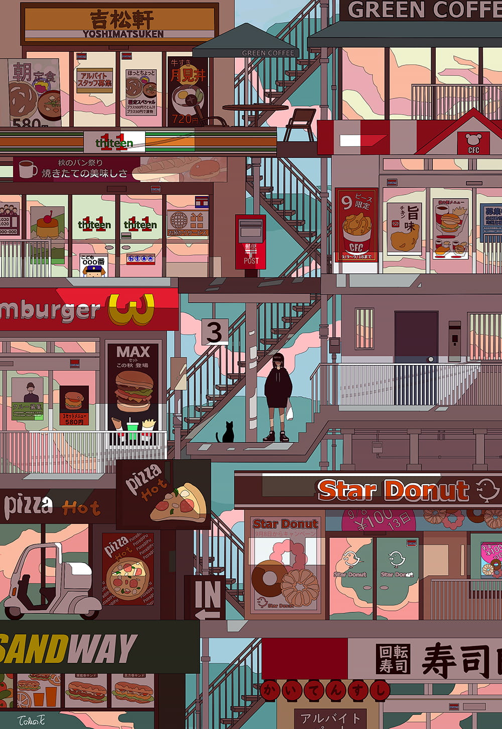 P站画师トーコ作品 手机动漫壁纸