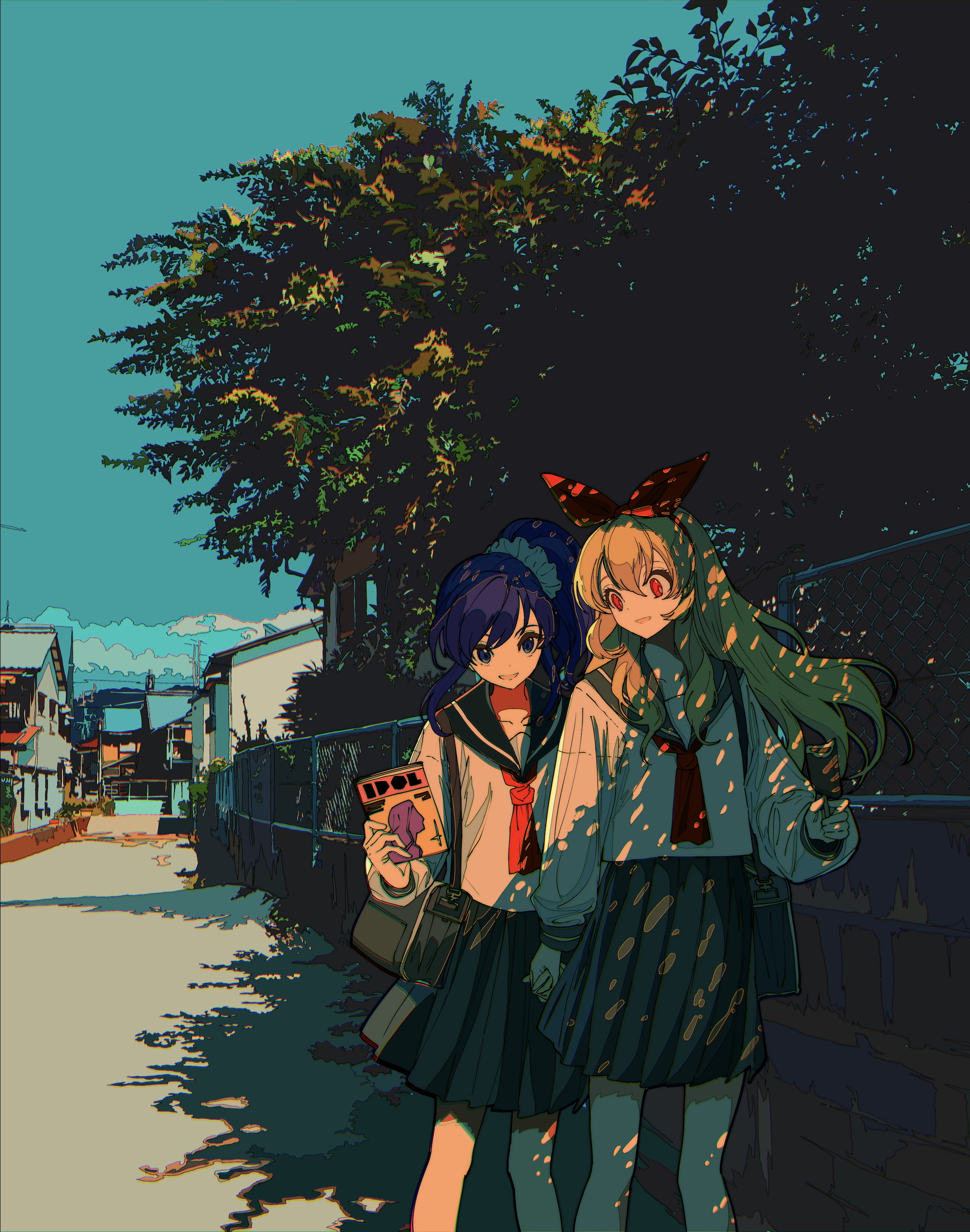 P站画师焦茶 ◆ 日曜日G32a作品 手机动漫壁纸