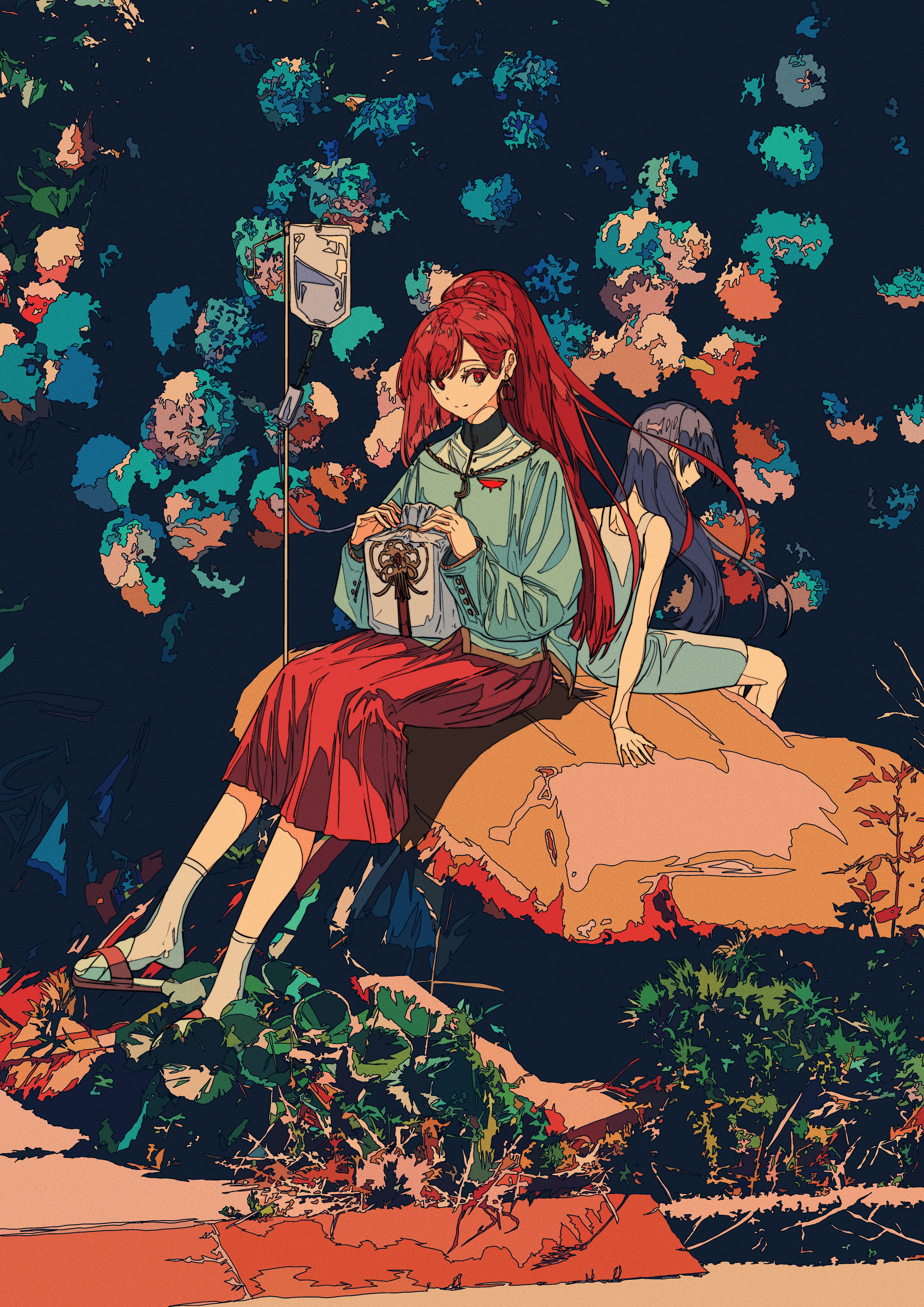 P站画师焦茶 ◆ 日曜日G32a作品 手机动漫壁纸