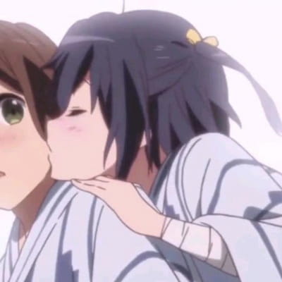 小清新可爱情侣头像动漫