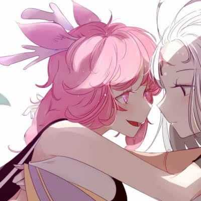 唯美漫画情侣头像