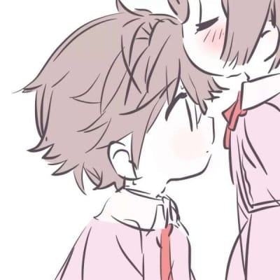 甜甜的动漫情侣头像