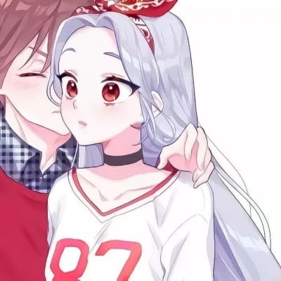 制服动漫情侣头像