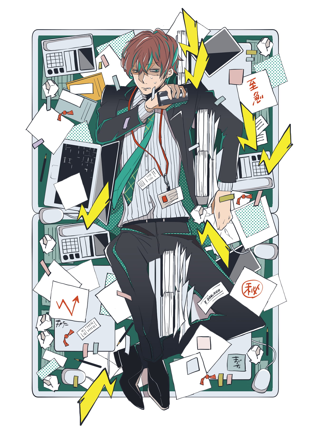 P站画师長谷梨加｜まがた作品 手机动漫壁纸