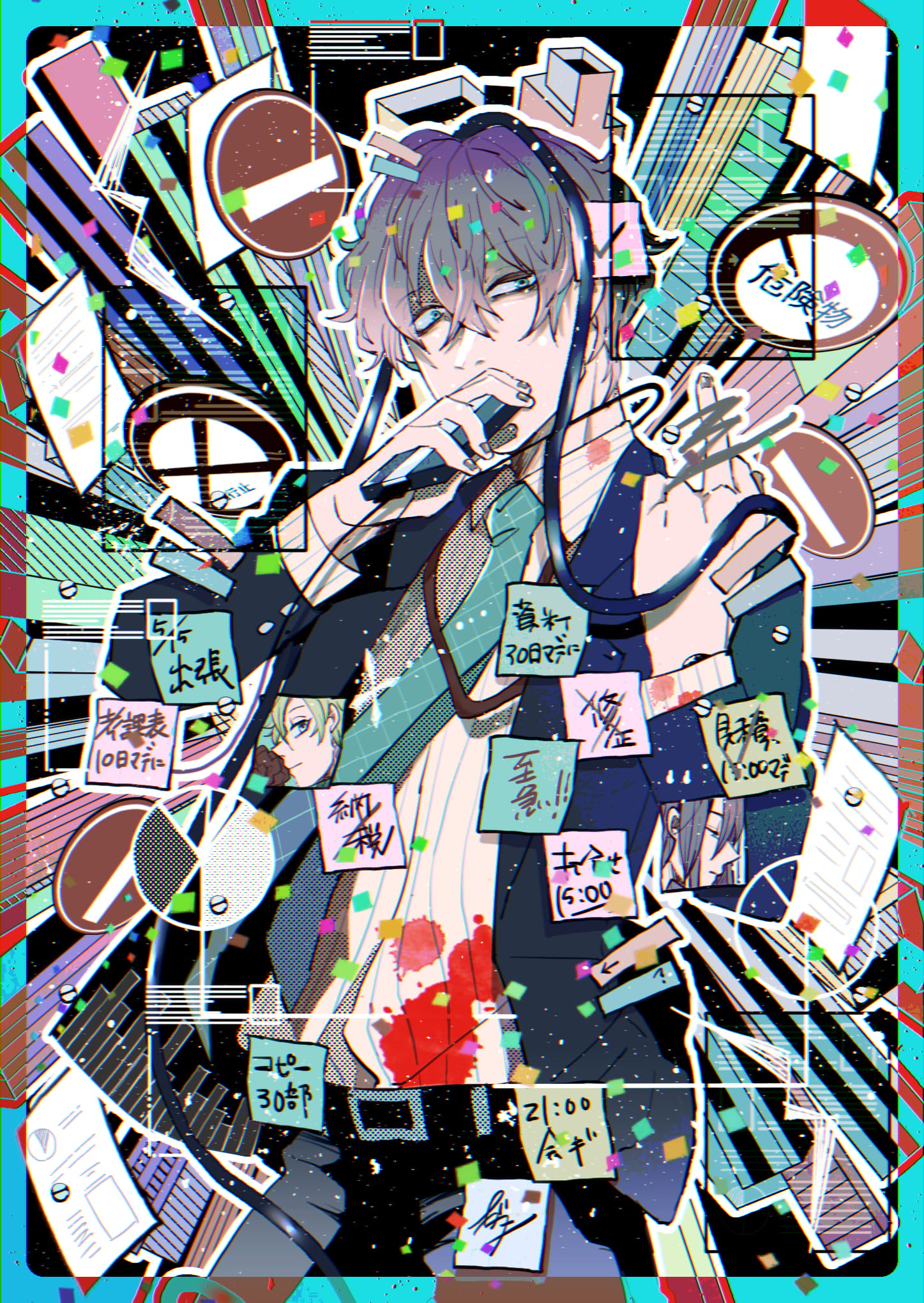 P站画师長谷梨加｜まがた作品 手机动漫壁纸