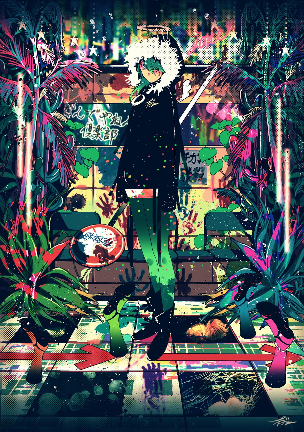 P站画师長谷梨加｜まがた作品 手机动漫壁纸