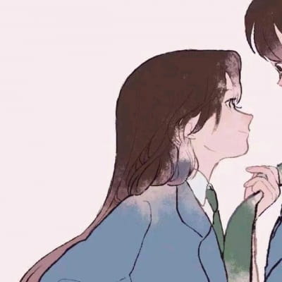 浪漫情侣头像动漫一对
