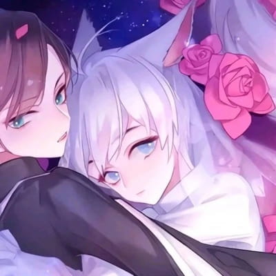 浪漫情侣头像动漫一对