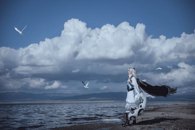 明日方舟初雪COS图