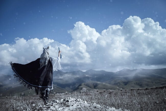 明日方舟初雪COS图