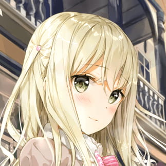 动漫女生金发头像 金色发系