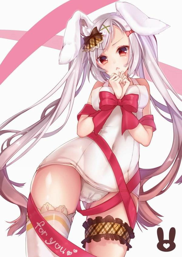 带着萌耳朵的少女 手机壁纸 可爱