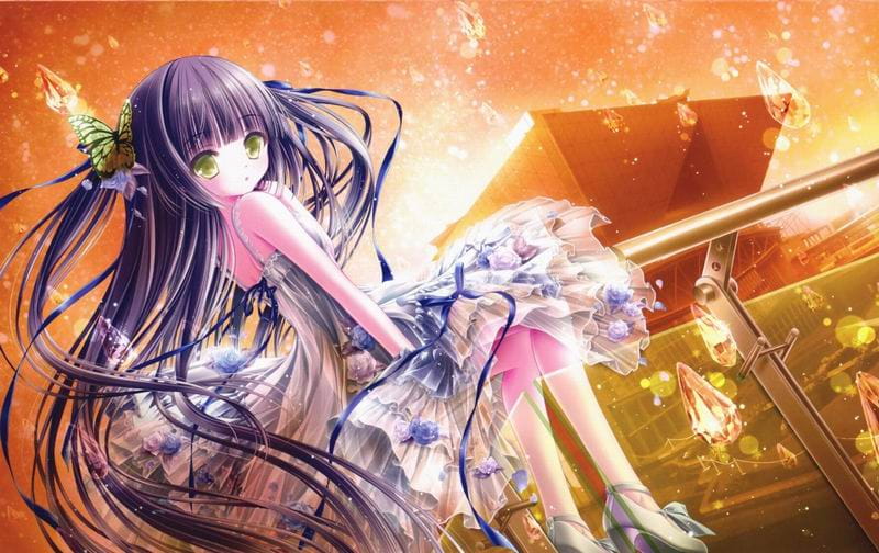 水汪汪的大眼睛 桌面壁纸 萝莉控