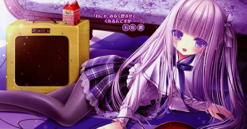 水汪汪的大眼睛 桌面壁纸 萝莉控