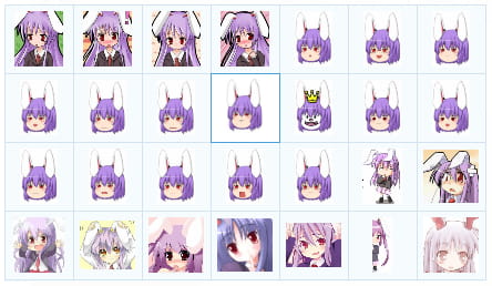 东方Project铃仙 QQ表情 萌萌哒