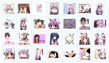 东方Project铃仙 QQ表情 萌萌哒