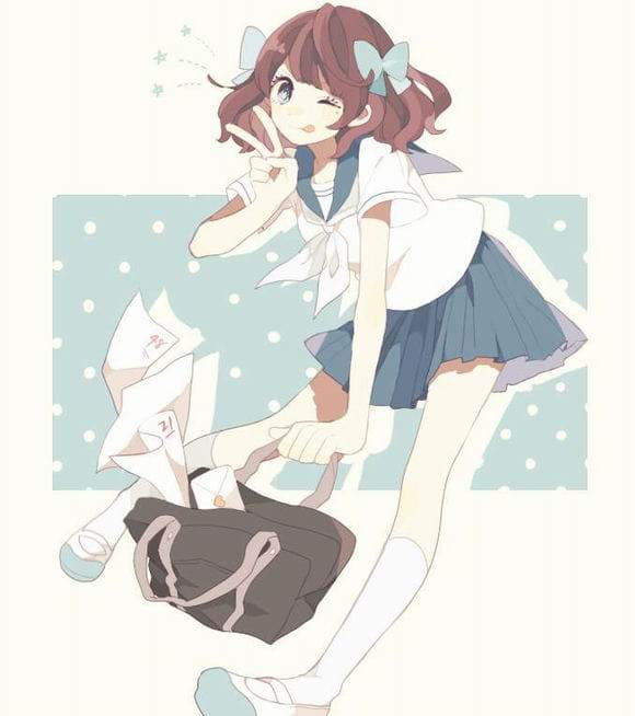 剪刀手妹纸 手机壁纸 拍照必备的姿势