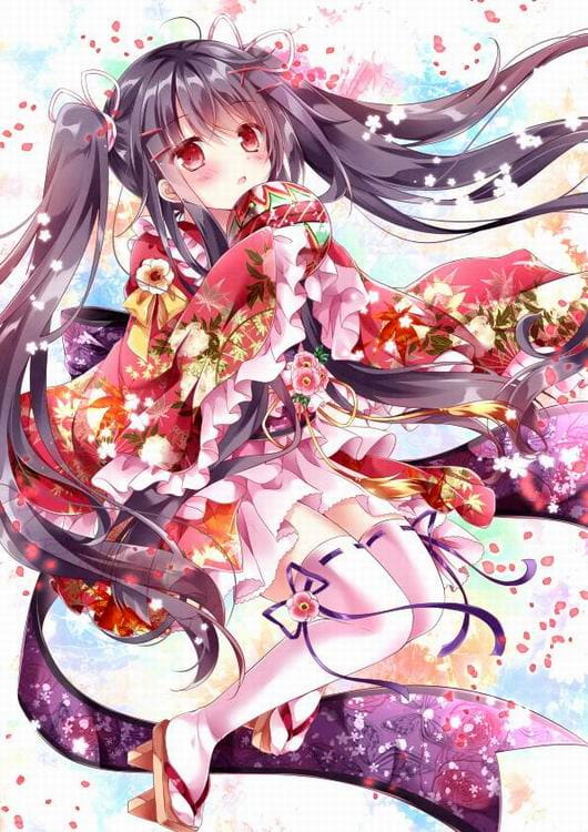 花边袖特辑 手机壁纸 可爱萌妹纸