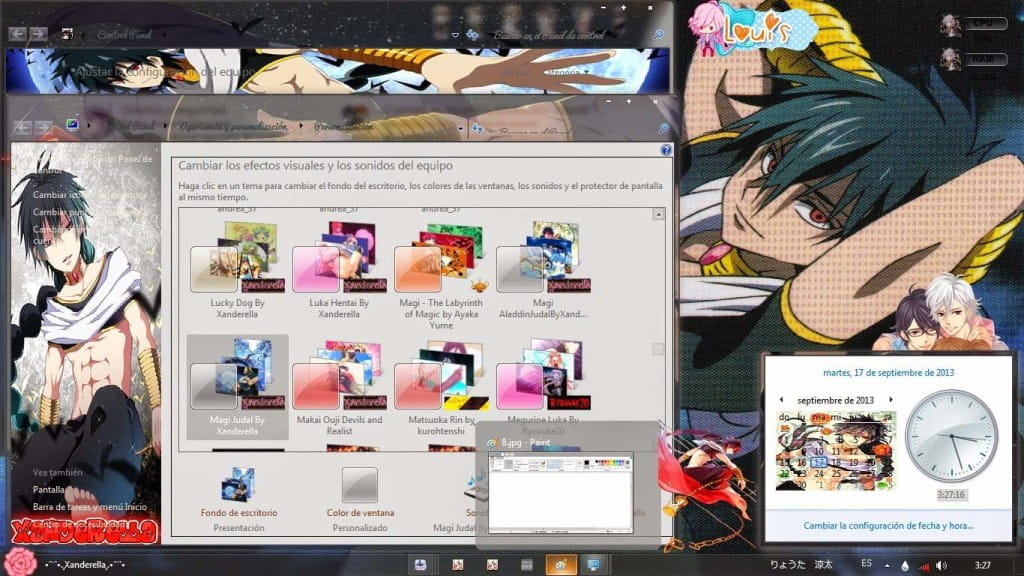 裘达尔 win7主题 魔笛magi