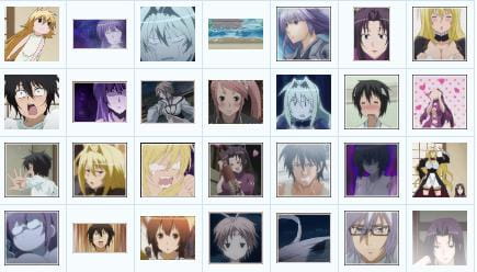 【QQ表情】鹡鸰女神 静态+动态 表情125p