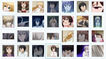 【QQ表情】鹡鸰女神 静态+动态 表情125p