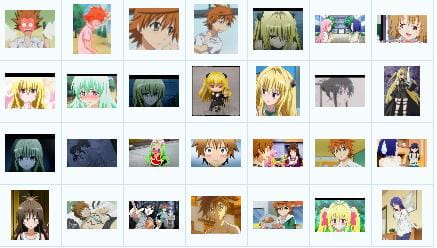 【QQ表情】To LOVEる -とらぶる-表情100p+ 静+动