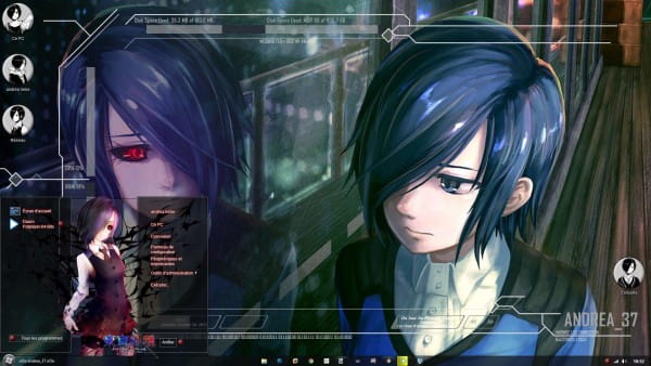 东京搜查官 雾岛董香win8主题