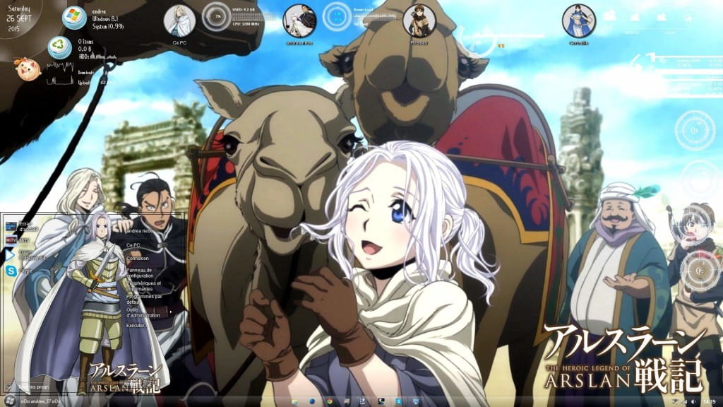 亚尔斯兰战记Arslan Senki win8主题