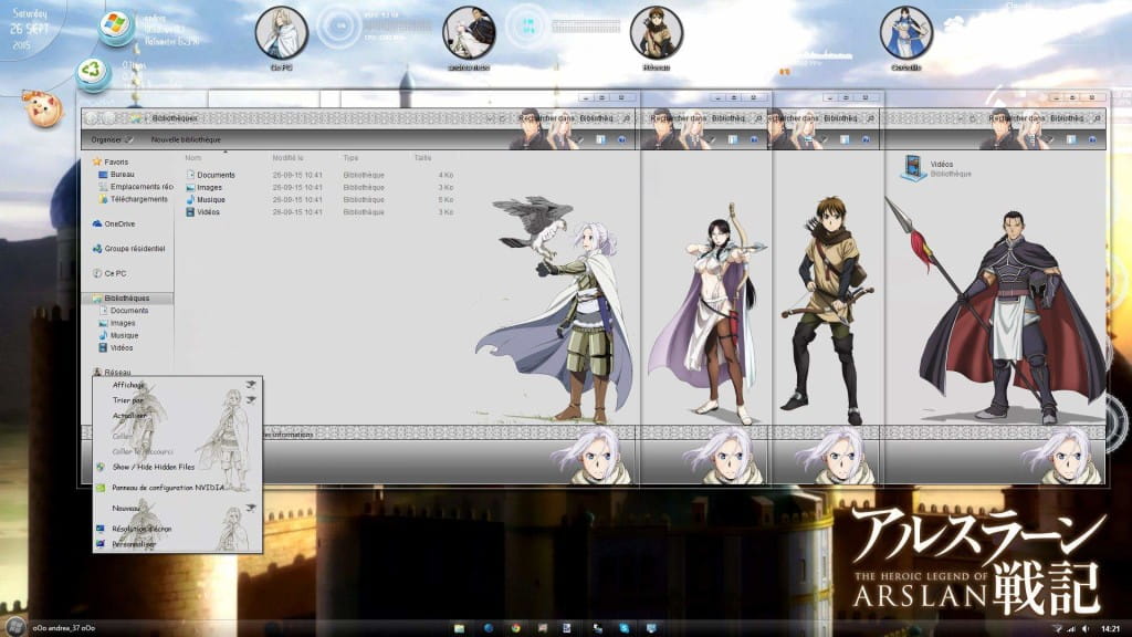 亚尔斯兰战记Arslan Senki win8主题
