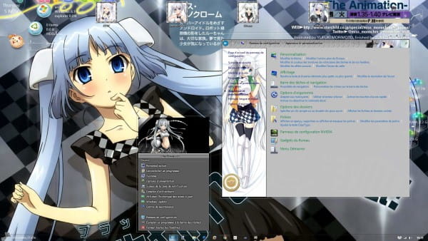 黑白小姐 win8主题 黑白交相辉映