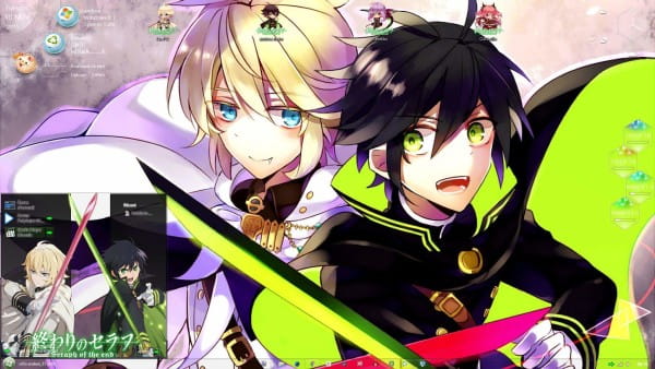 黑白双煞 win8主题 终结的炽天使