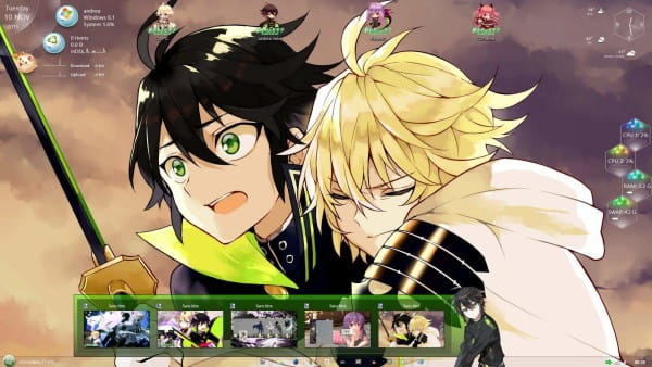 黑白双煞 win8主题 终结的炽天使