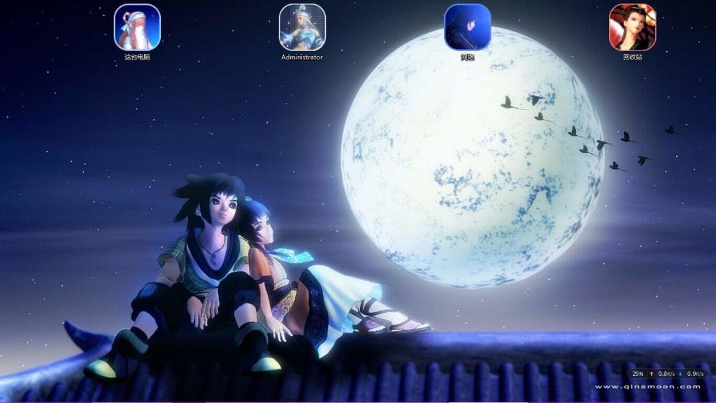 秦时明月 win8主题 各种Q版萌哭你