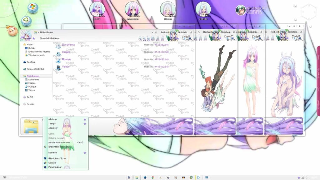 菲莉雅 win10主题 彗星路西法