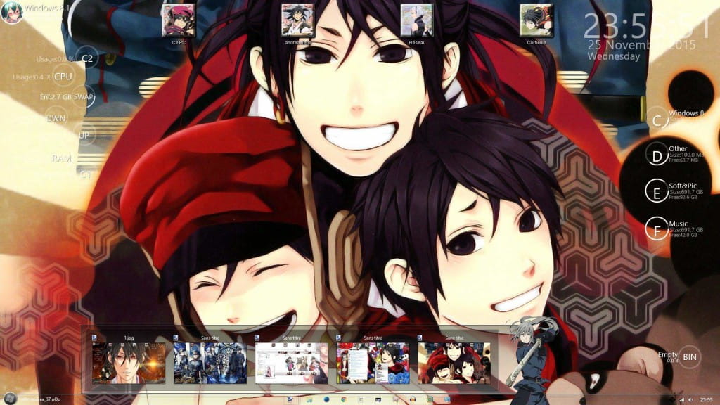 笑傲昙天 win10主题 各种美男子