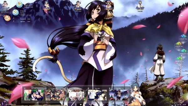 久远 win10主题 传颂之物 虚伪的假面