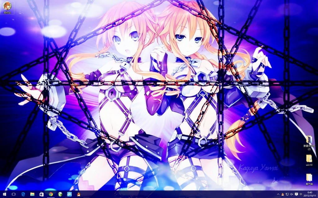 八舞耶倶矢&八舞夕弦 约会大作战win10主题