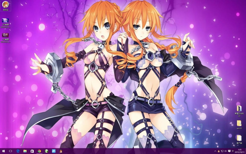 八舞耶倶矢&八舞夕弦 约会大作战win10主题