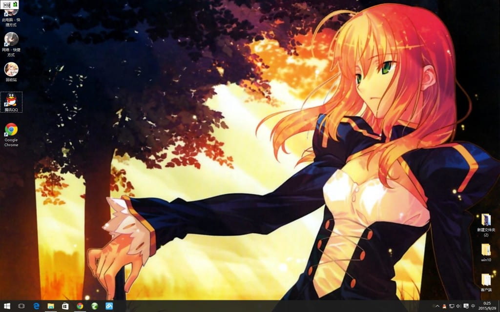 【win10主题】Fate/Zero 吾王Saber