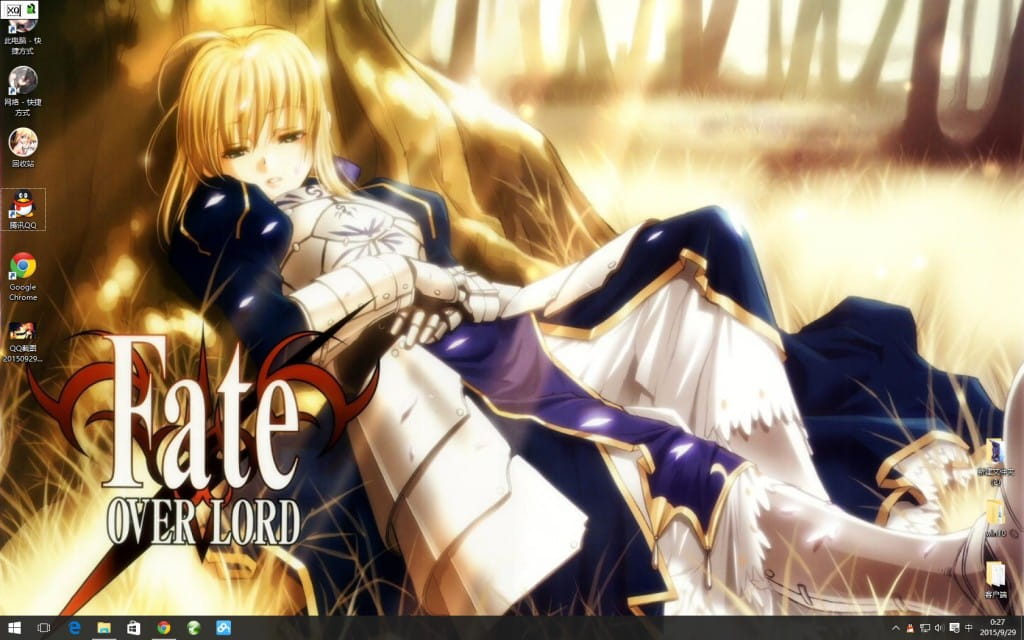 【win10主题】Fate/Zero 吾王Saber