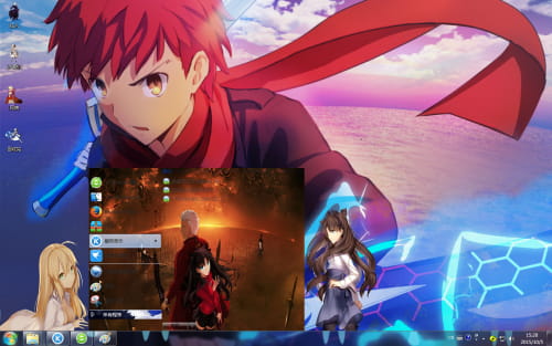 圣杯之战 win7主题 Fate Stay Night