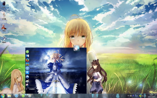 圣杯之战 win7主题 Fate Stay Night