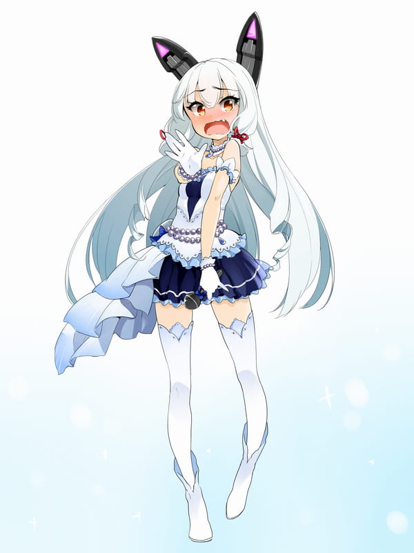 浅发色少女 手机壁纸 各姿态