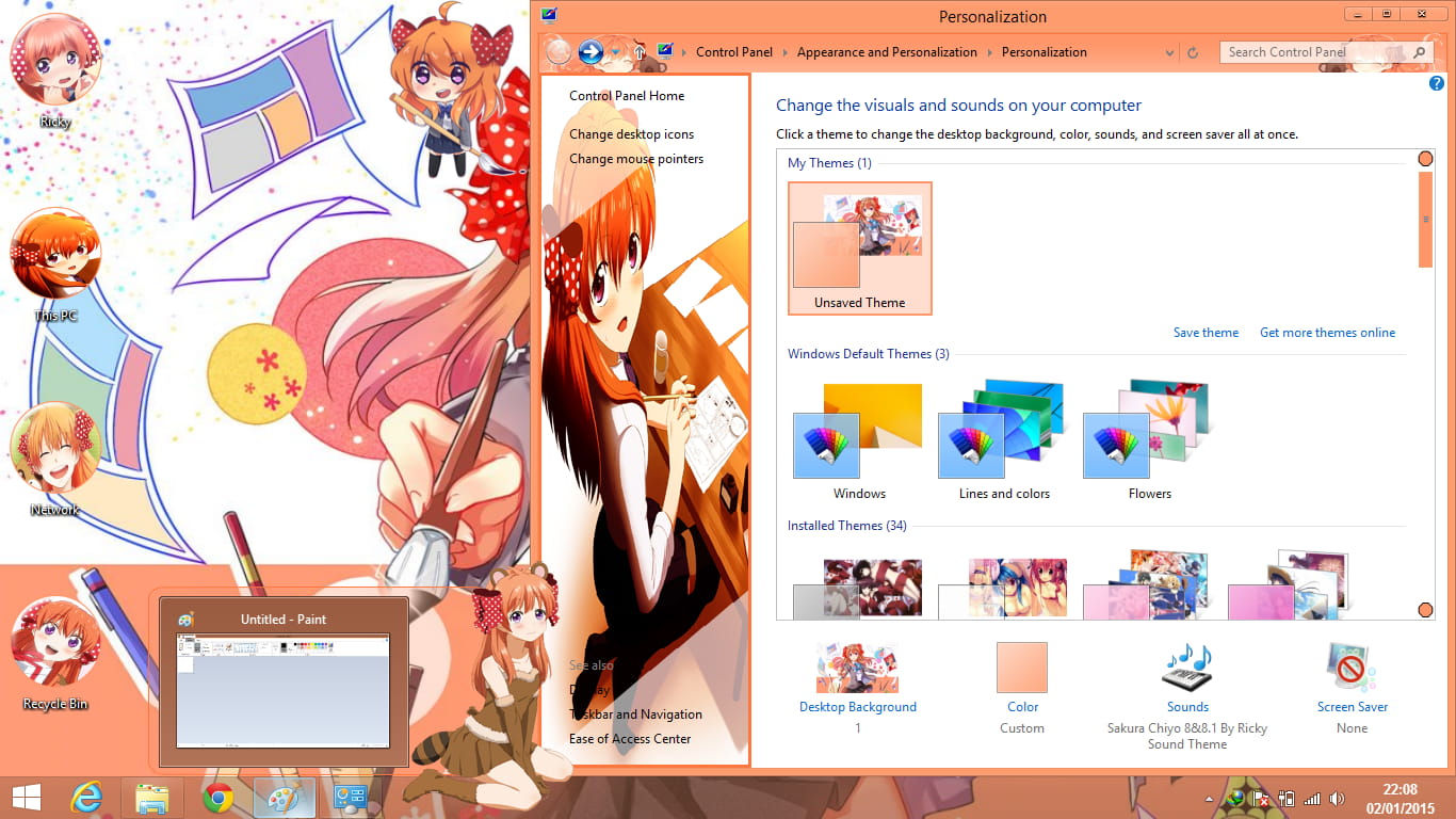 【win8/win8.1主题】月刊少女野崎君 佐仓千代美如