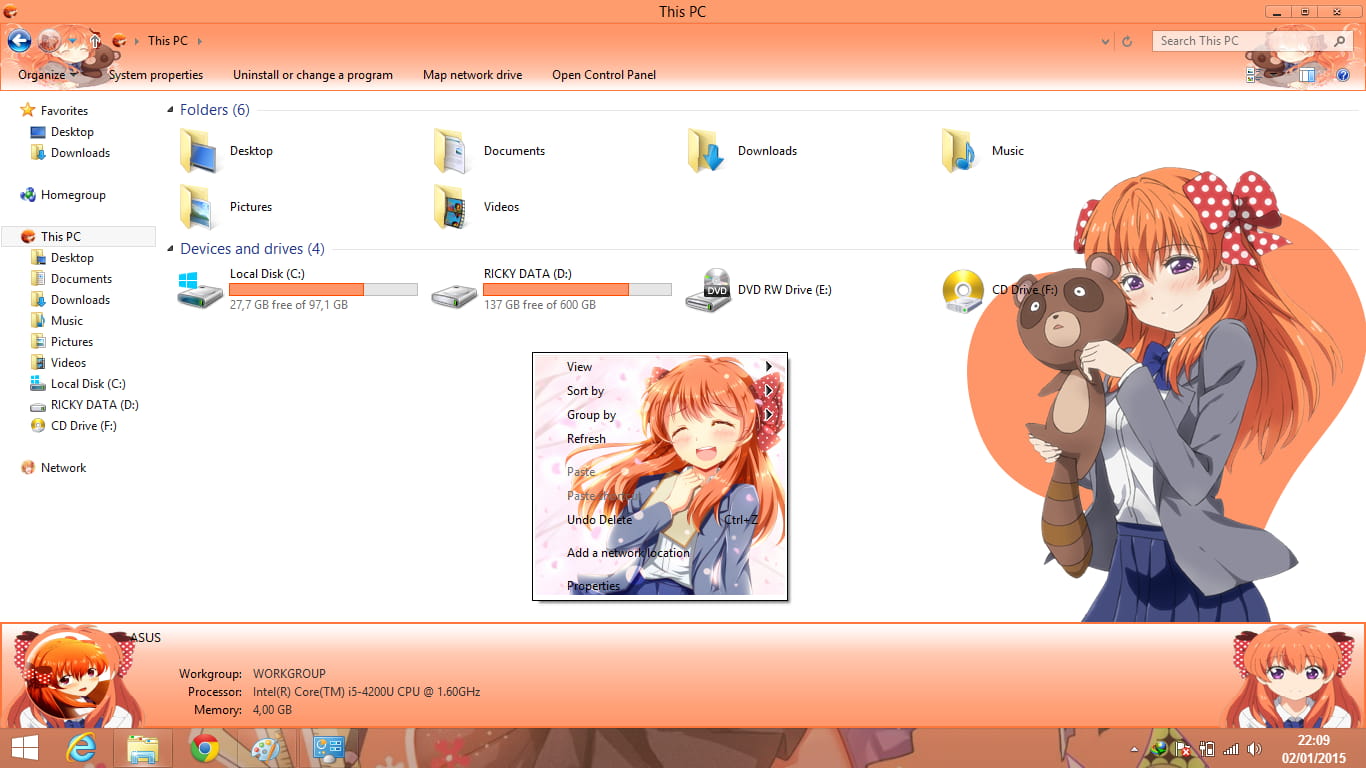 【win8/win8.1主题】月刊少女野崎君 佐仓千代美如