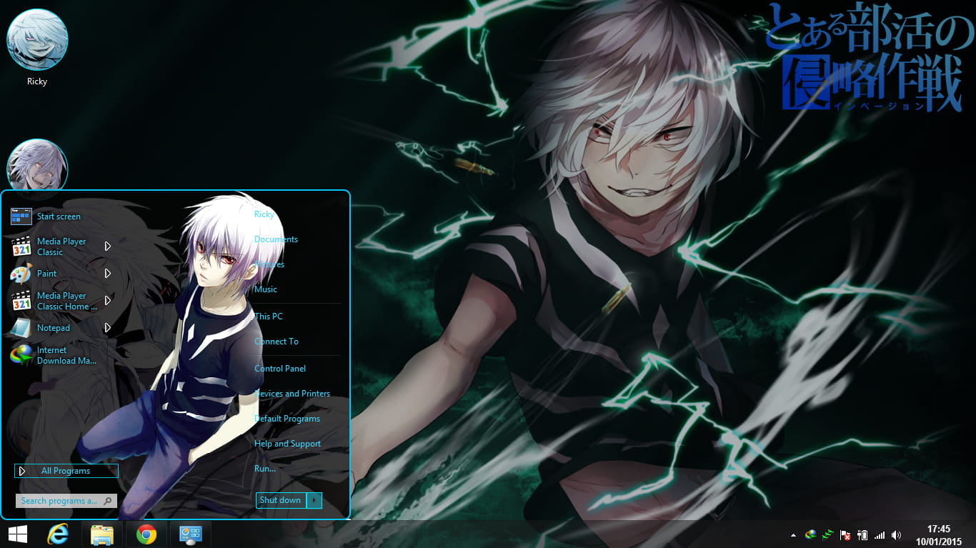 【win8/win8.1主题】Accelerator 一方通行