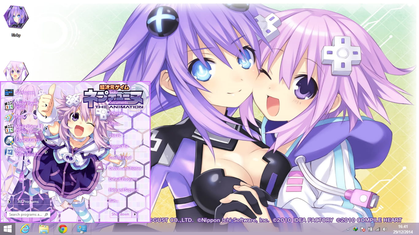 【win8/win8.1主题】超次元游戏 海王星