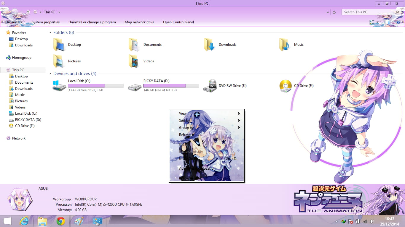 【win8/win8.1主题】超次元游戏 海王星